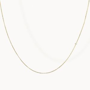 Tiny Diamond Necklace by Vrai and Oro